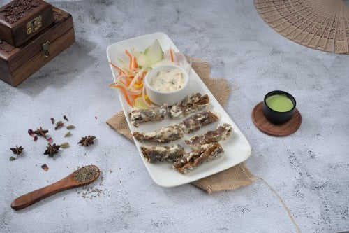 Malai Mutton Seekh Kebab [8 Pieces]