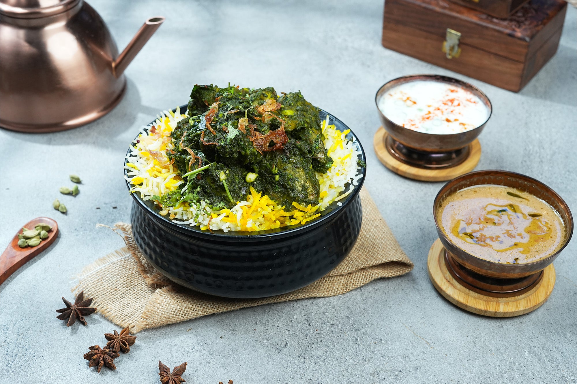 Gongura Chicken Biryani