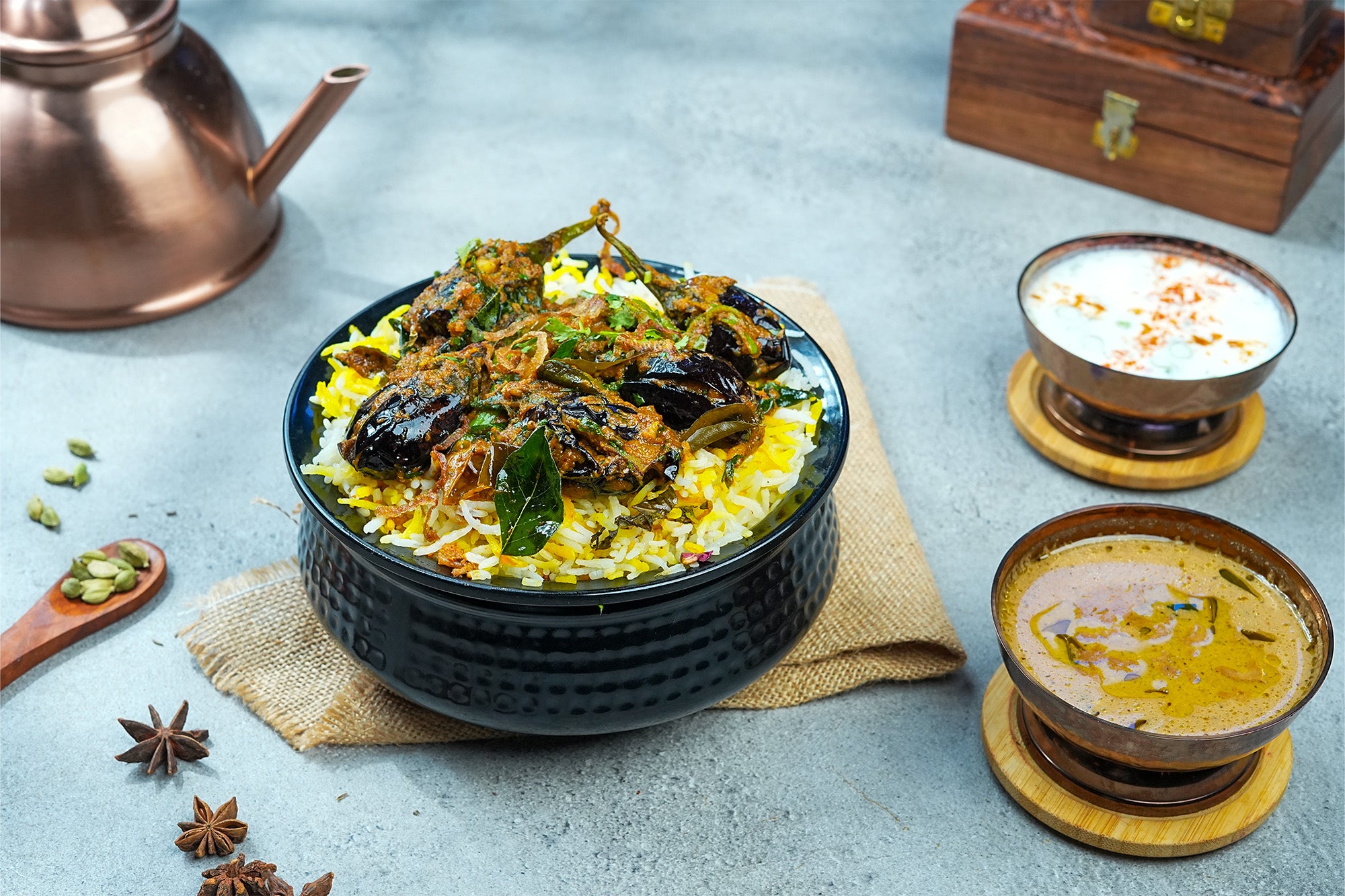 Gutti Vankaya Masala Biryani