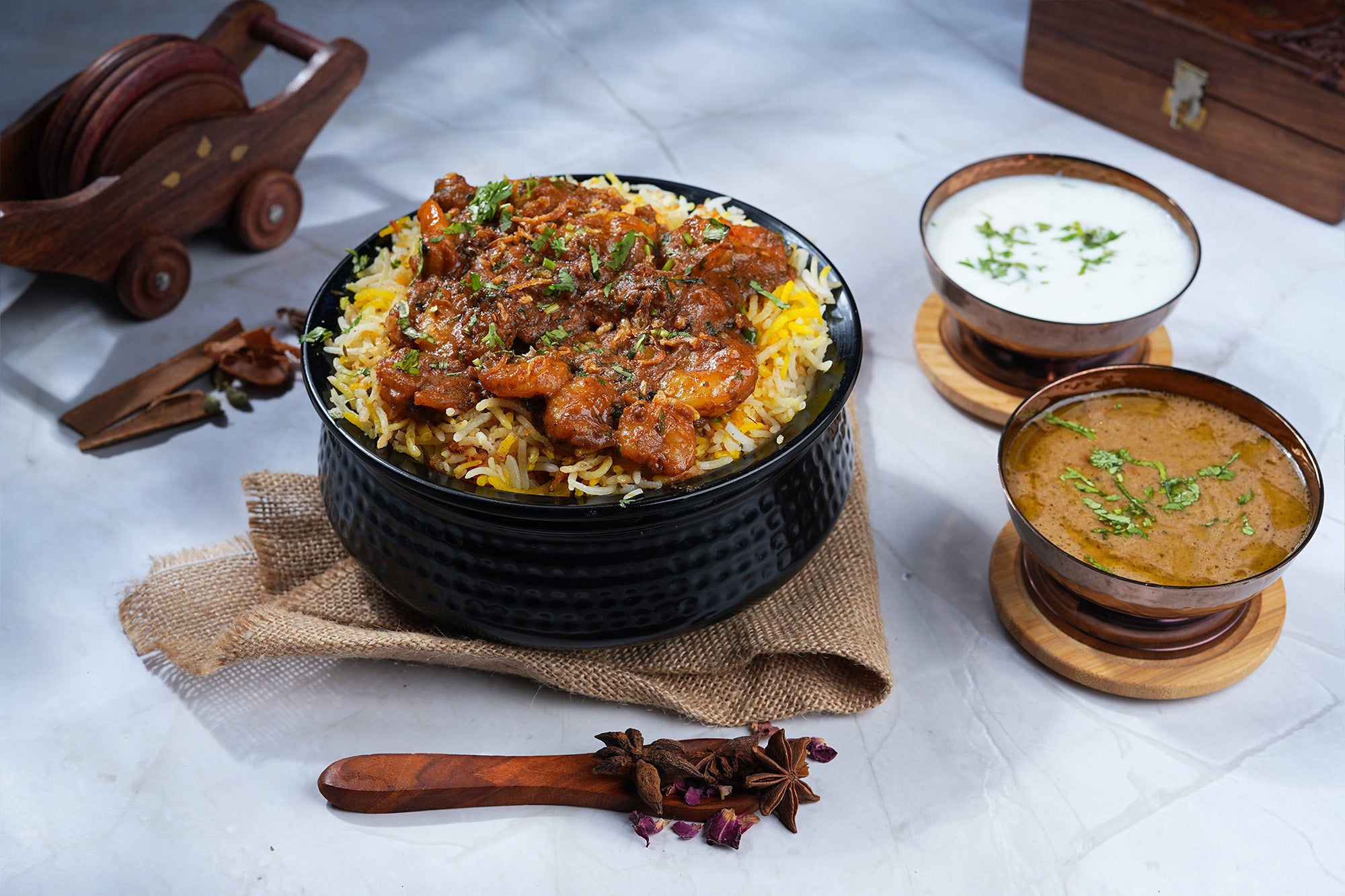 Prawns Masala Biryani